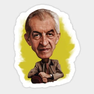 Caricature of John Goldberger Sticker